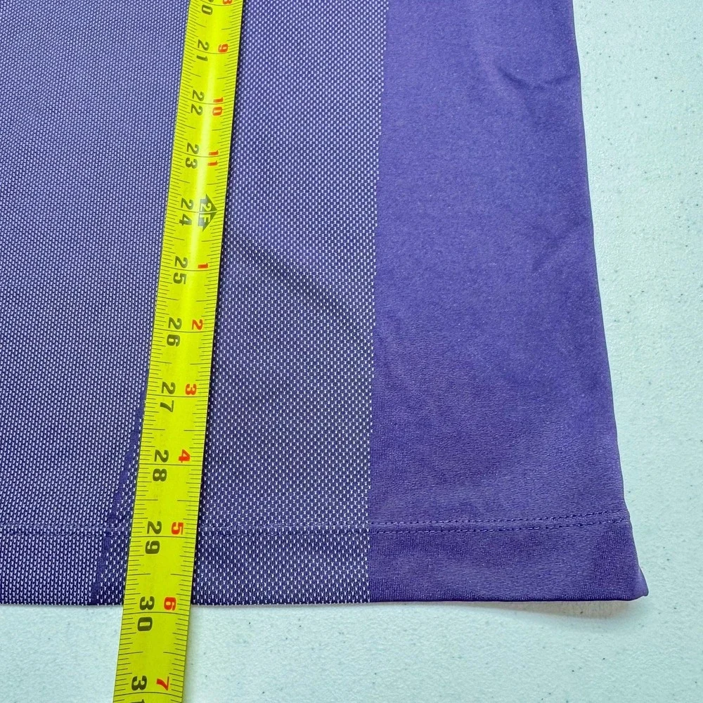 Nike Golf Polo Shirt Mens Large Purple Dri-FIT Golf Performance Top 206486-105‎